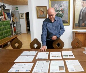 Foto des Außenstellenleiters Achim Schäfer im Heimatmuseum Weingarten